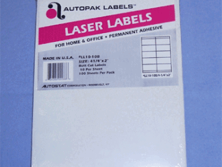 4" x 3 1/3" 6 per Sheet  Laser Labels Avery® #5164