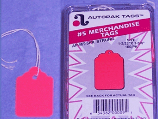 #5 Fluoresent Red Strung