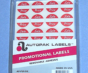Sale Price Removable Adhesive Label Sheeted