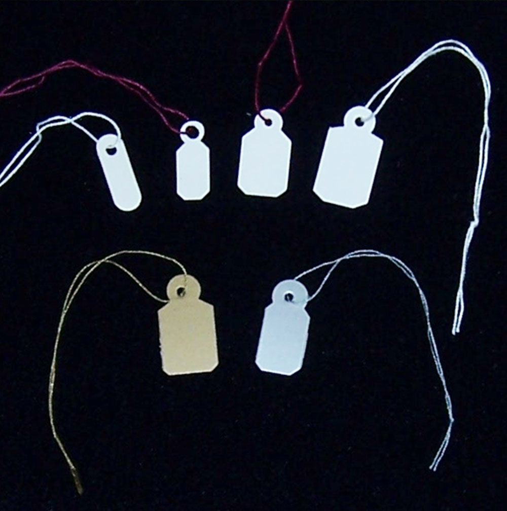 Jewelry Tags - Strung