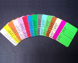 Large 2 Part Coupon Tags Unstrung T1-1 Custom