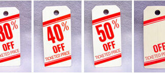 Percent-Off Drop Tags