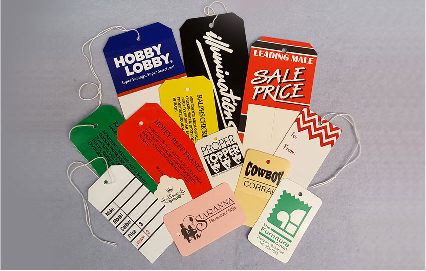Custom Retail Tags 2.50 Inches by 2.50 Inches, Retail Tags