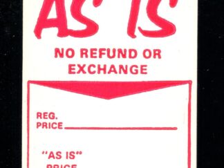 AS IS Hang Tag Unstrung