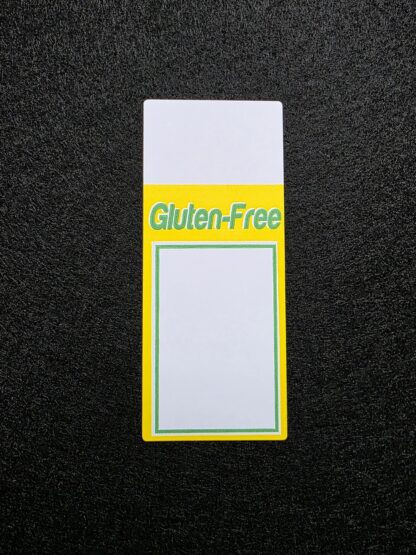 Gluten-free<p>Shelf Talker Tag