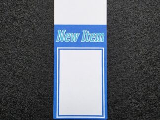 New Item<p>Shelf Talker Tag