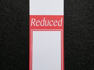 Reduced<p>Shelf Talker Tag
