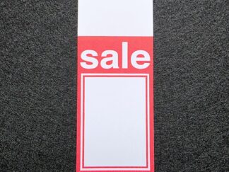 Sale<p>Shelf Talker Tag