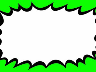 Border - Fluorescent Green|Black <p>Economy Price Cards