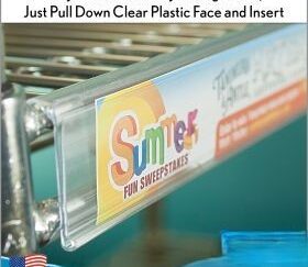 Price Channel Holder Strip for Wire Shelves